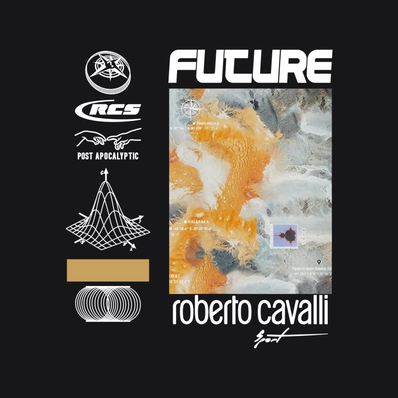 Zukunftsvision von Roberto Cavalli inspiriert Herren Pullover Hoodie