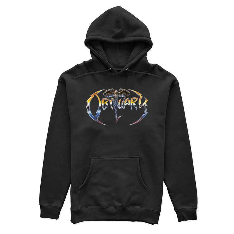 Obituary The End Complete Logo Female Pullover Hoodie