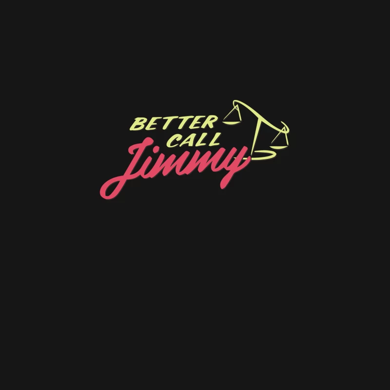 Better Call Jimmy: Legal Logo with Scales of Justice Desk Mat