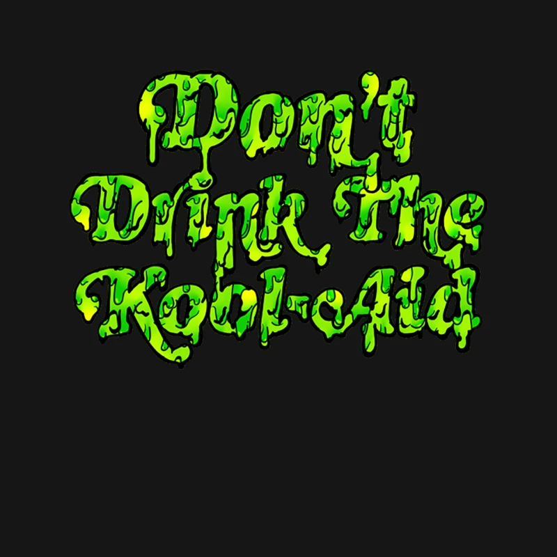 Don_t Drink The Kool-Aid Psychedelic Design Mouse Pad