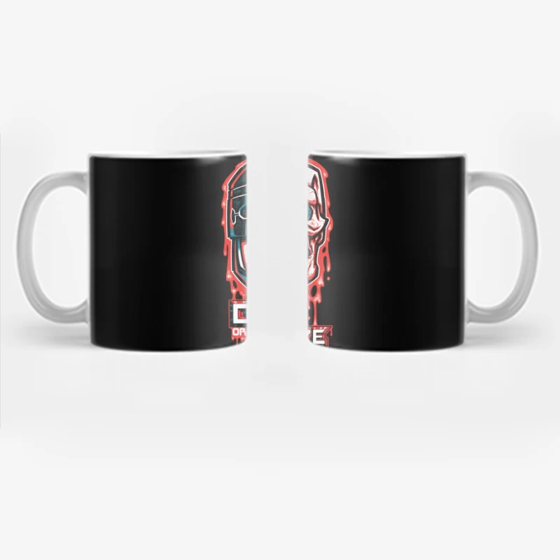 Robot Skull Graphic Art Coffee Mug