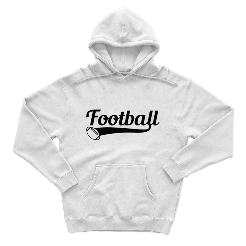 Design de Football en Noir Homme Sweat à capuche