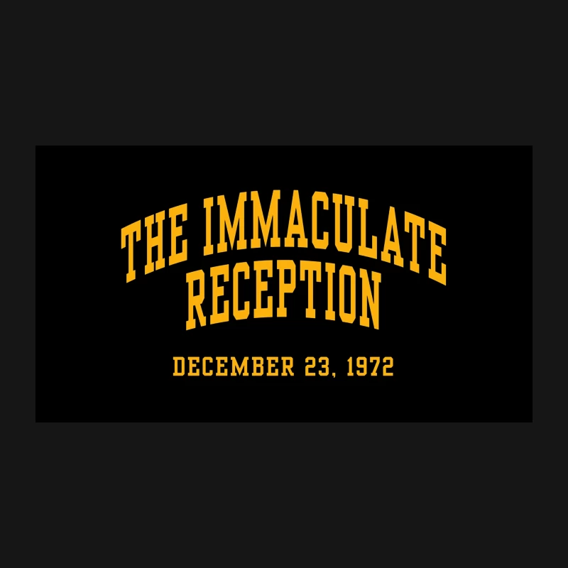 The Immaculate Reception: Historic Play on December 23, 1972 Desk Mat