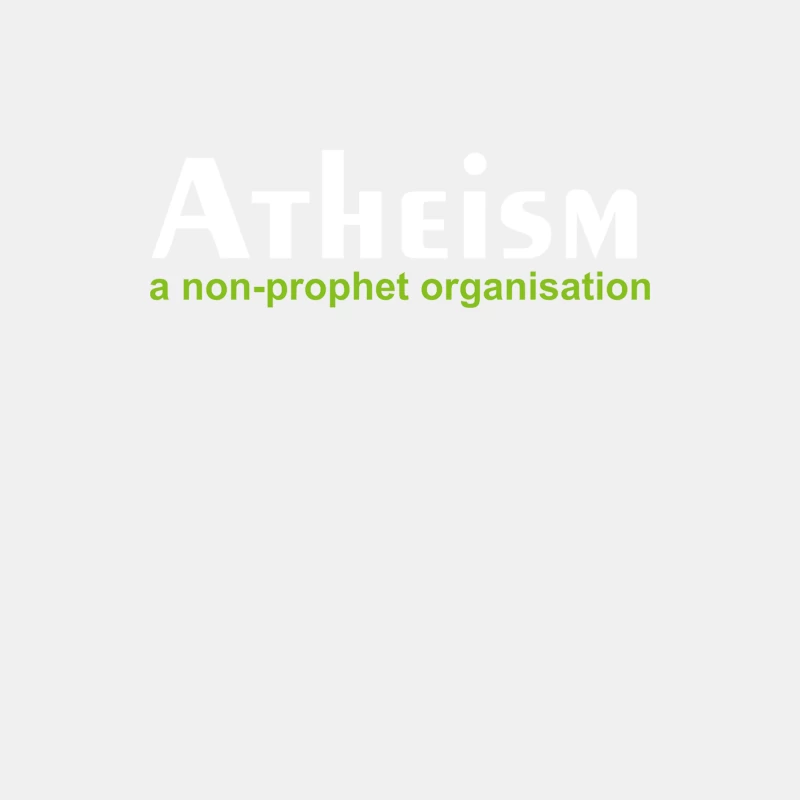 Green Text: A Non-Prophet Organization Male Tank Top