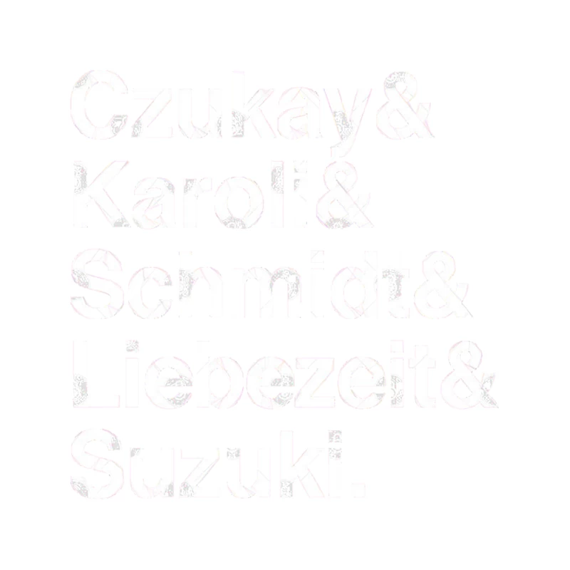 CAN  Krautrock Names List Design Tapestry