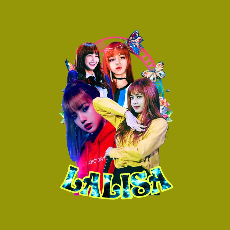 Collage of a K-Pop Female Artist Mouse Pad