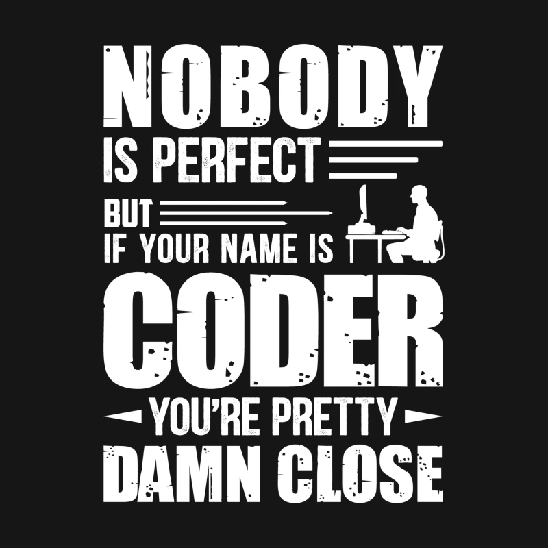 Motivation pour les programmeurs: Personne n'est parfait Homme Manches Longues T-Shirt