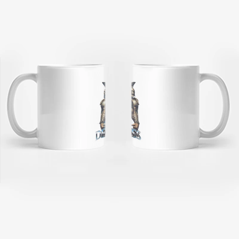 Spartan Warrior Deathless Elite with Skull Armor Coffee Mug