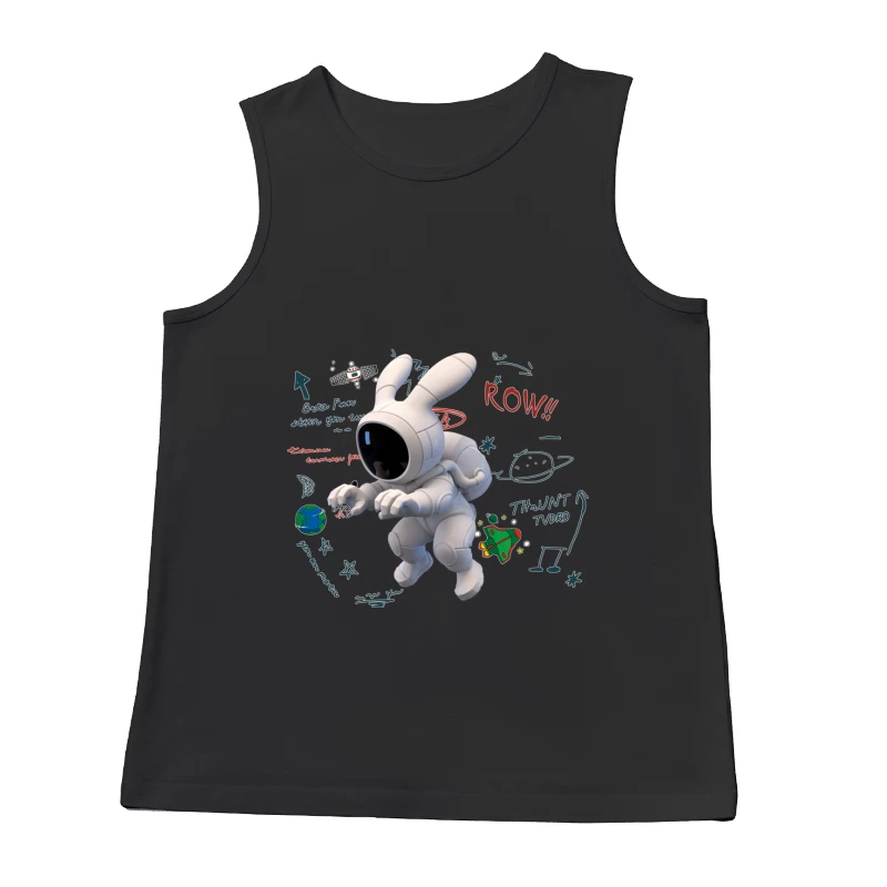 Kreativer Astronaut im Weltraumdesign Herren Tanktops