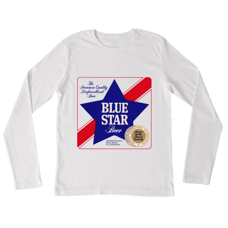 Blue Star Beer 22 Female Long Sleeve T-Shirt