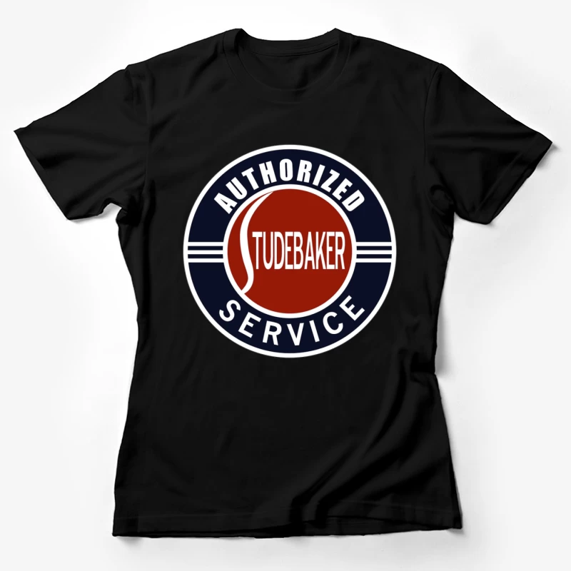 Vintage Authorized Studebaker Service Station Logo Female T-Shirt