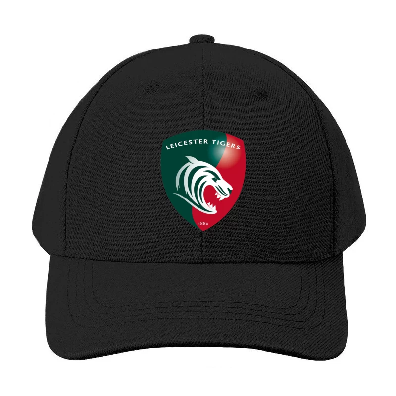 Leicester Tigers Rugby Club Official Logo Shield with Tiger Emblem Baseball Cap