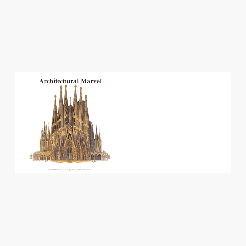 Architectural Marvel: Barcelona's Iconic Sagrada Familia Coffee Mug