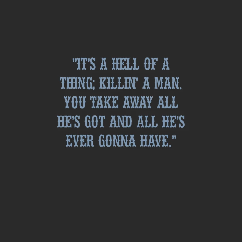 It_s a Hell of a Thing, Killin_ a Man Baseball Cap