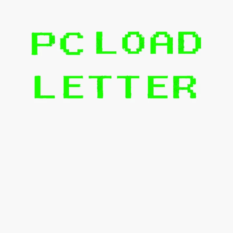 PC Load Letter Cotton Tote Bag