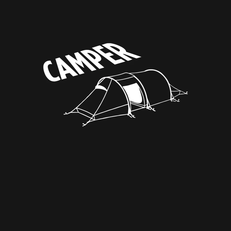 Camper Camping Fun Zelten Zelt Hobby Freizeit Outdoor PC Gaming Male Long Sleeve T-Shirt