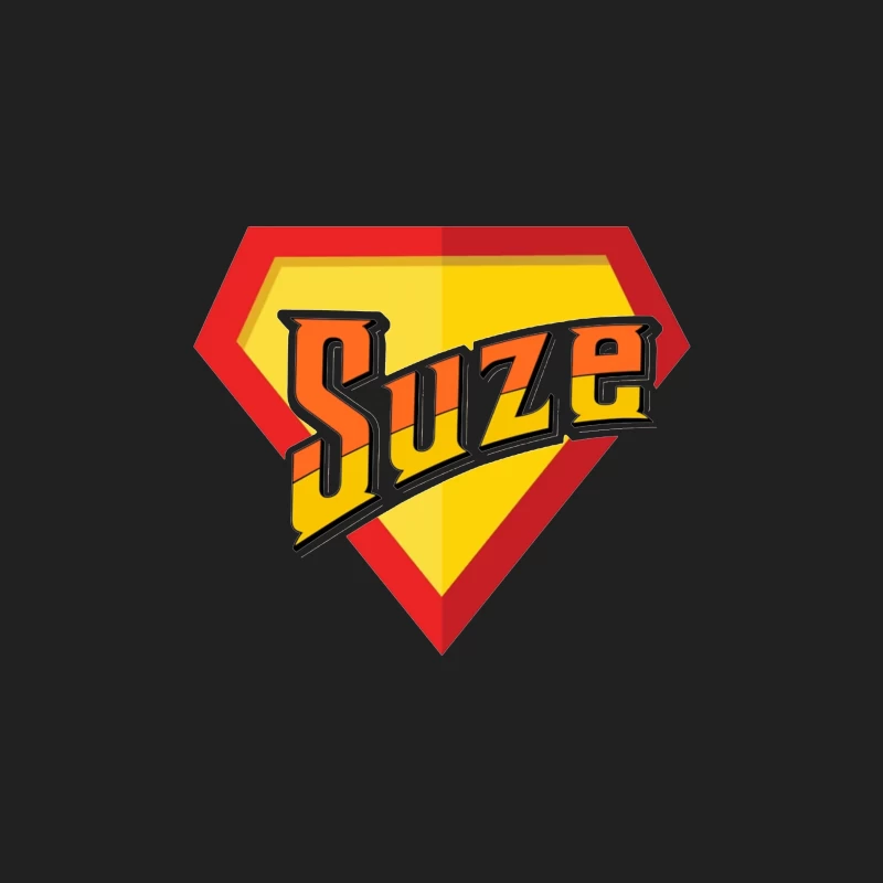 Suze Drink Logo in Superman Shield Style Bucket Hat