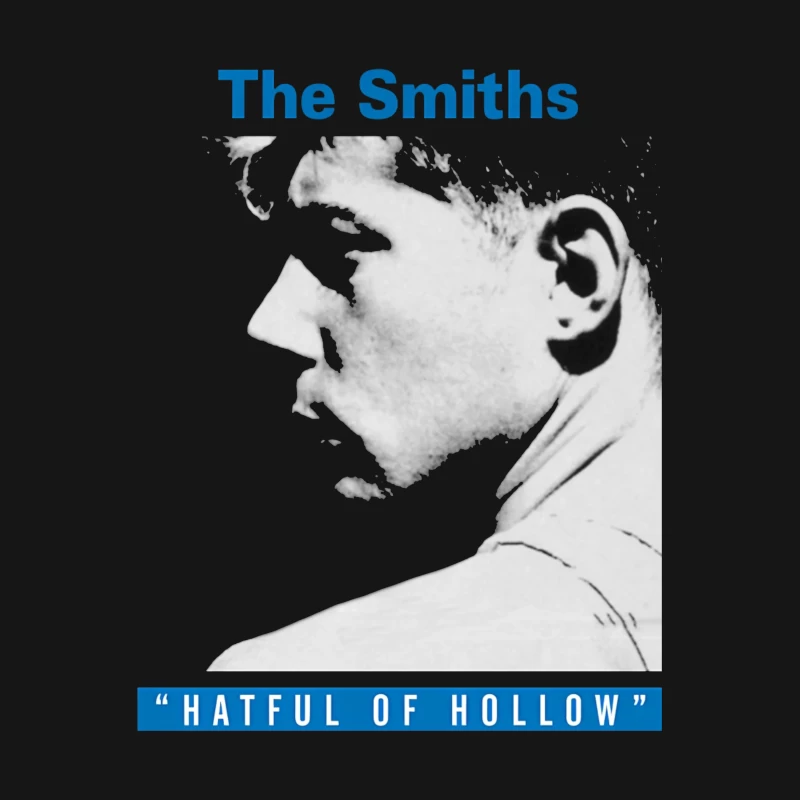 The Smiths 'Hatful of Hollow' Album Cover Art in Black and White Female T-Shirt