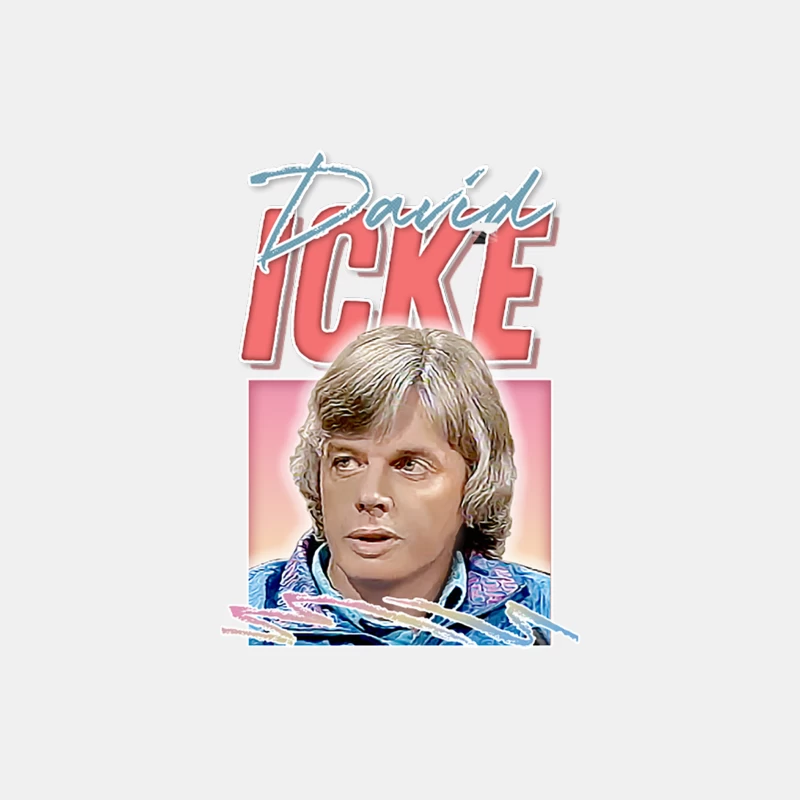 David Icke  90s Style Fan Aesthetic Design Male Tank Top