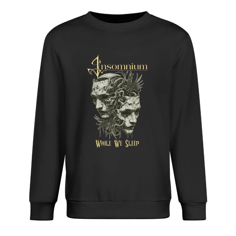 Insomnium While We Sleep Male Pullover Sweatshirt