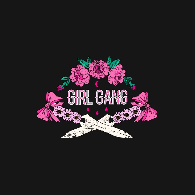 Sorcellerie Florale de la Girl Gang Femme Manches Longues T-Shirt