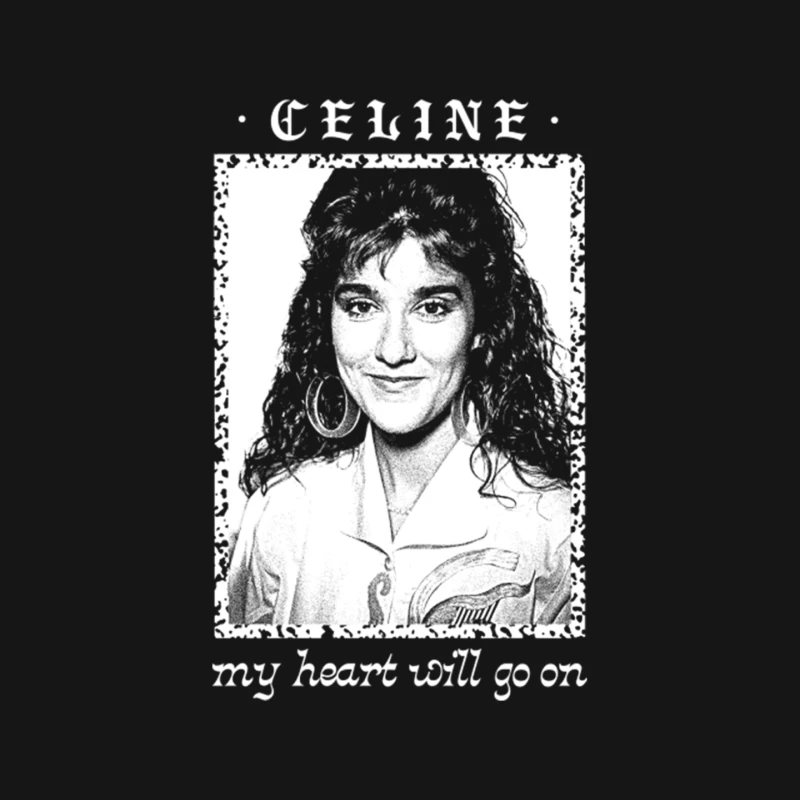 Celine Dion † Retro Fan Art Design Mouse Pad