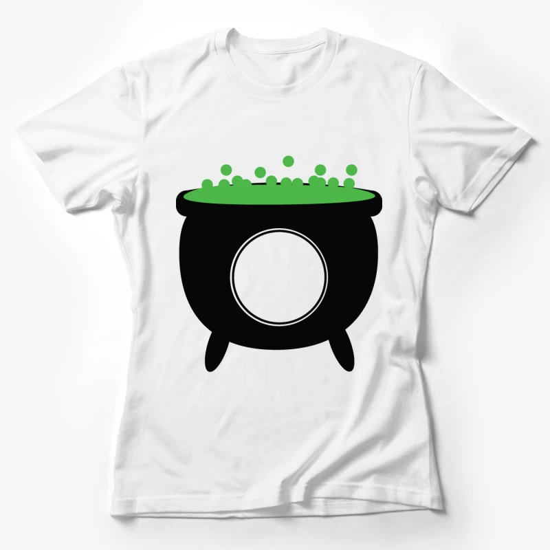 Chaudron magique avec potion verte Femme T-Shirt