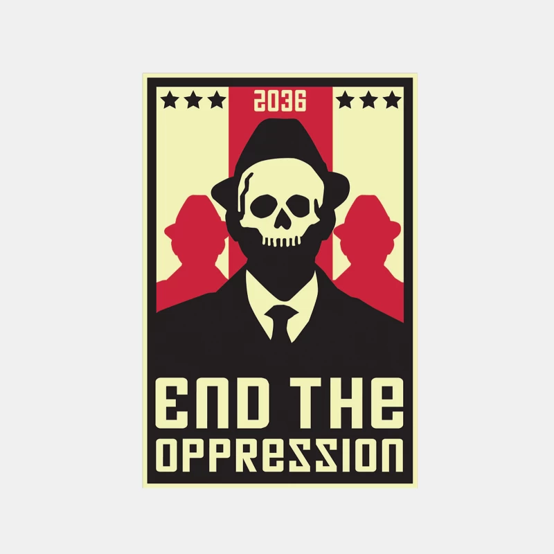 Protestation contre l'oppression en 2036 Homme Débardeur