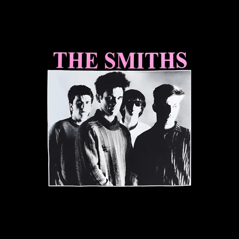 The Smiths Classic Black and White Band Album Cover from the 1980s Mouse Pad