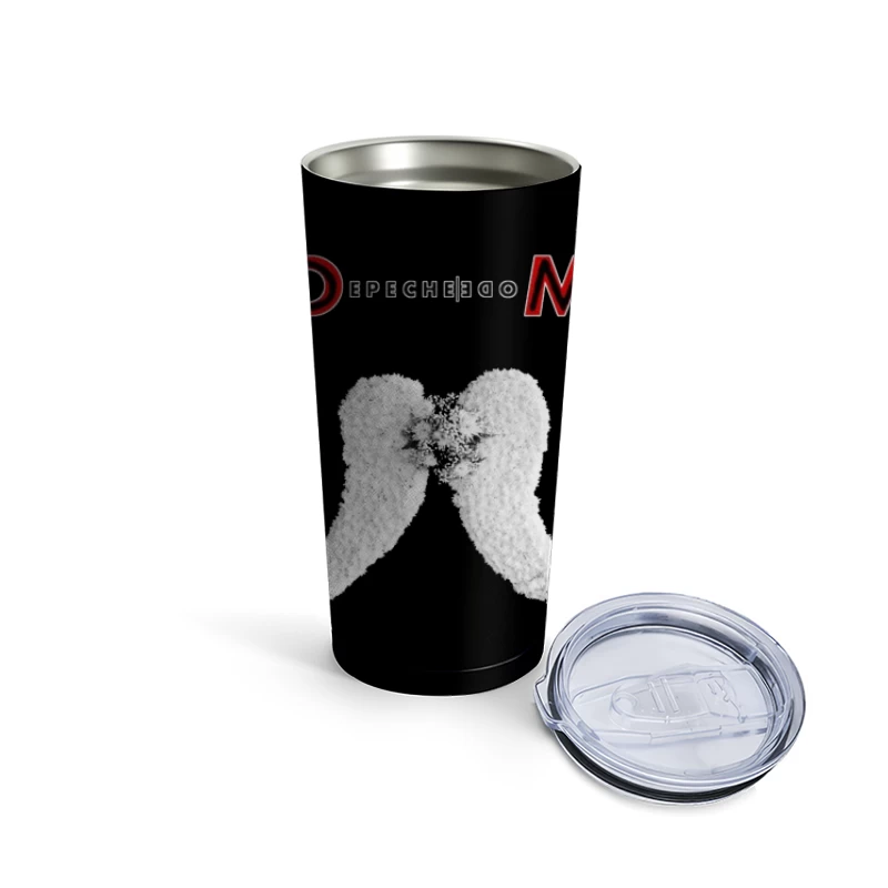 Depeche Mode Angel Wings Logo Design Travel Mug