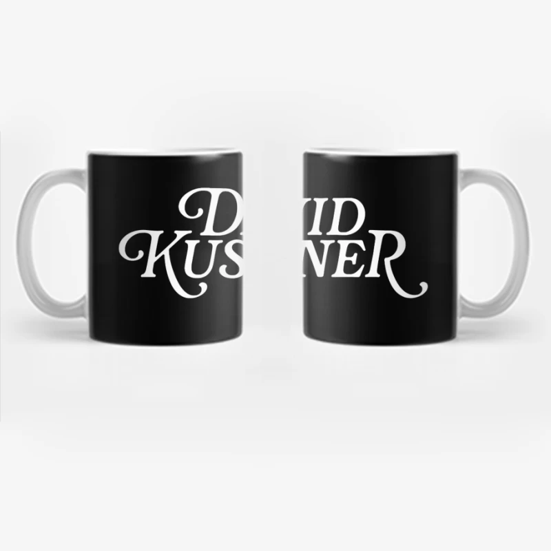 Retro Style White Text Typography Design Coffee Mug