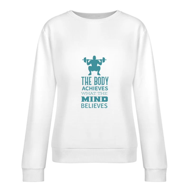 Motivation Fitness Inspiration Femme Sweat-shirt à enfiler