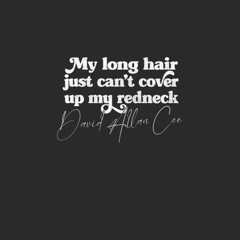 David Allan Coe  Redneck Quote Fan Design Baseball Cap