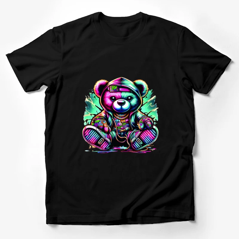 Graffiti-Bär mit Kapuze Herren T-Shirt