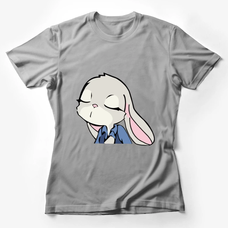 Süßes animiertes Kaninchen mit Hemd Damen T-Shirt