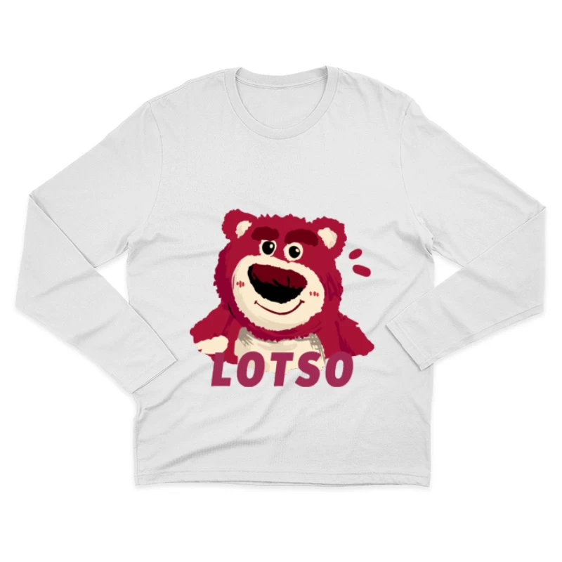 Roter Teddybär Lotso Herren Langarm T-Shirt