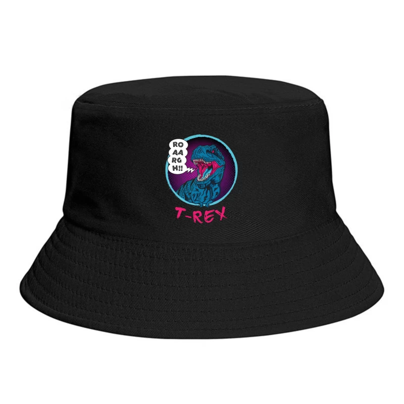 Neon T-Rex Power Bucket Hat