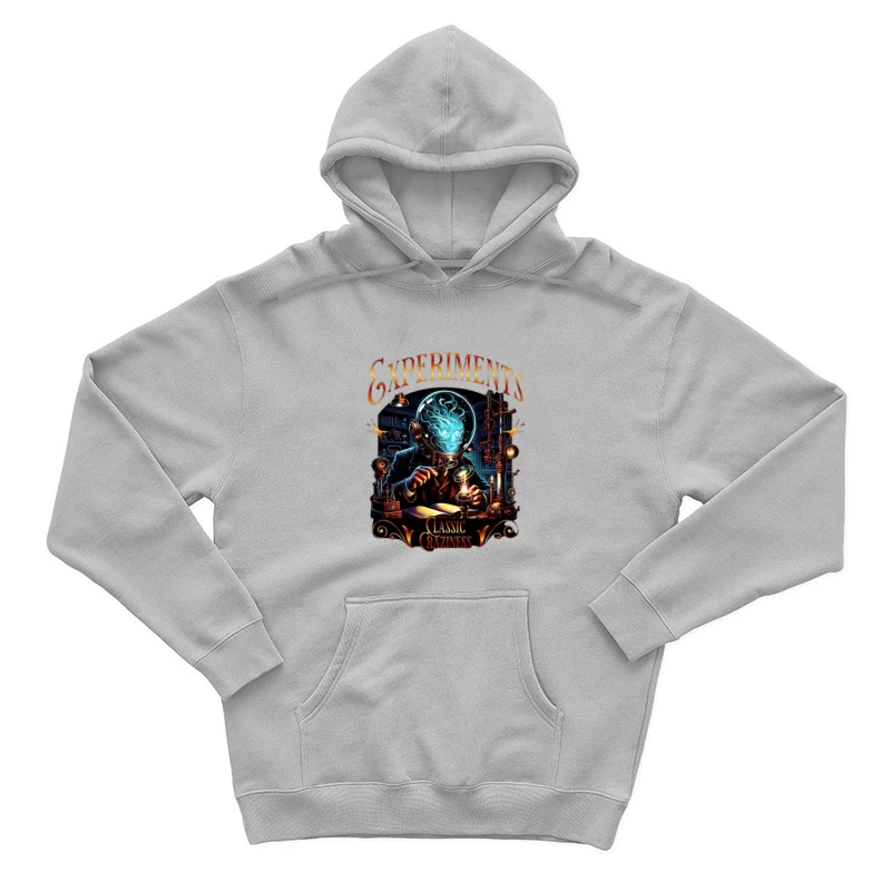 Steampunk Mad Scientist's Laboratory: Classic Experiments Male Pullover Hoodie