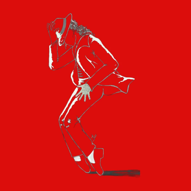 Dynamic Dance Silhouette Male Tank Top