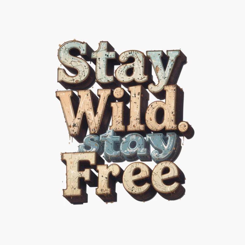 Stay Wild Inspiration Cotton Tote Bag