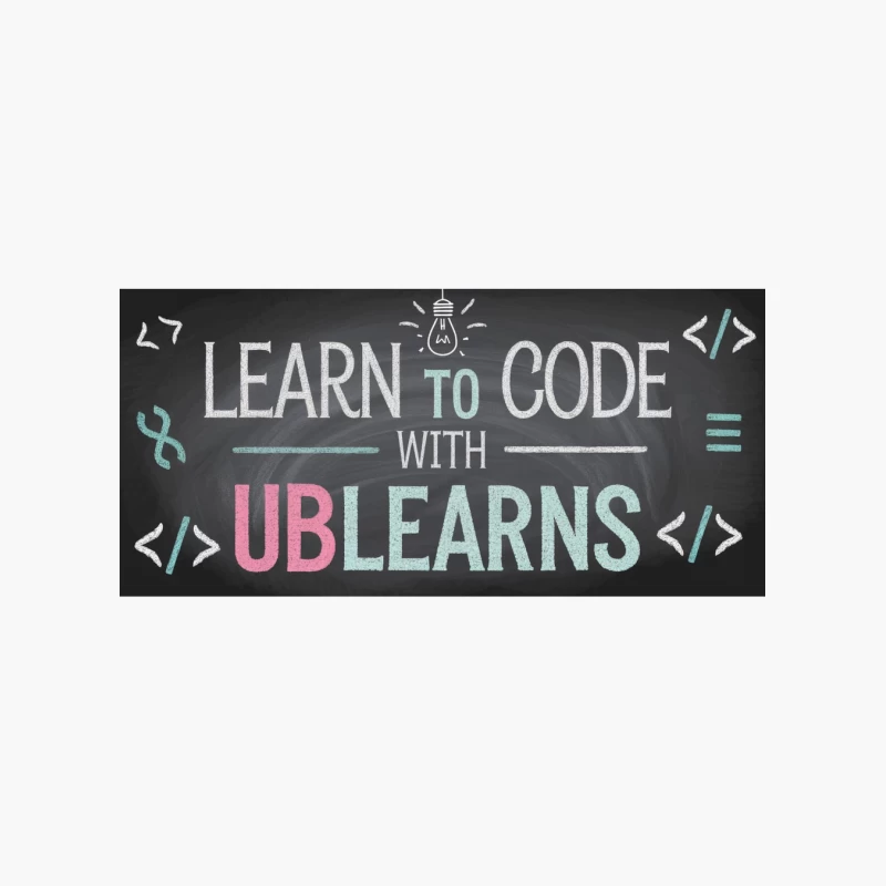 Learn to Code with UBLearns: Online Programming Education Cotton Tote Bag