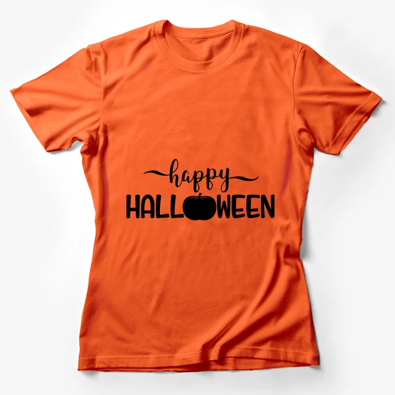 Joyeuse Halloween avec citrouille Femme T-Shirt