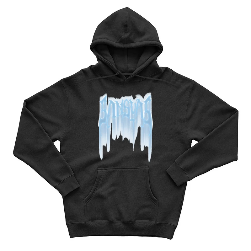 Eisige Schriftkunst Herren Pullover Hoodie