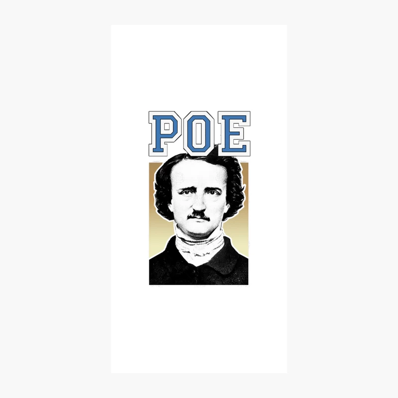 Edgar Allan Poe  Graphic Design Hipster Statement Art iPhone Case