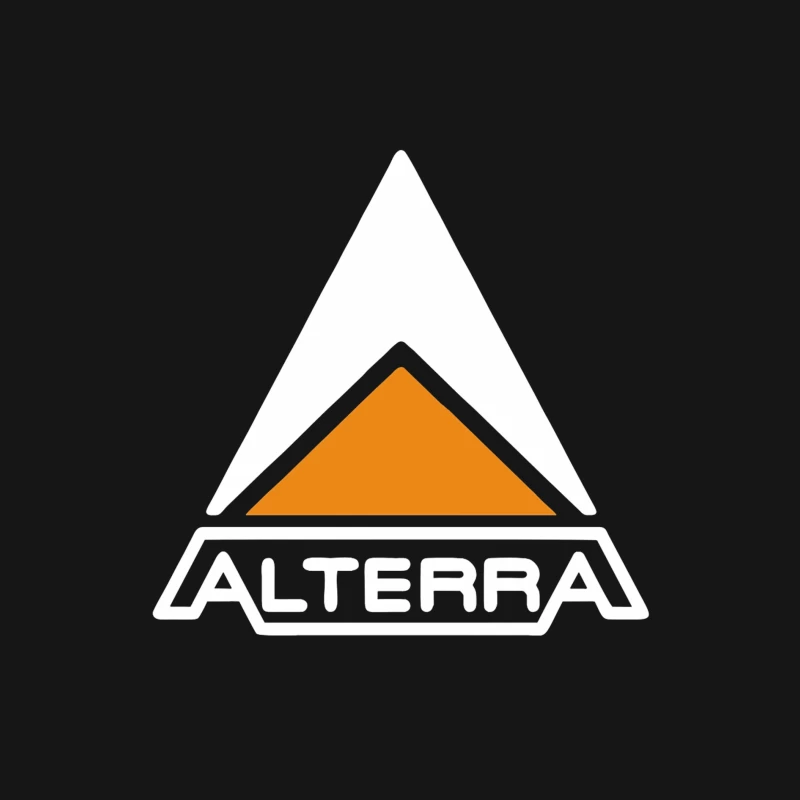 Alterra Corporate Logo with Orange Triangle Design Female Long Sleeve T-Shirt