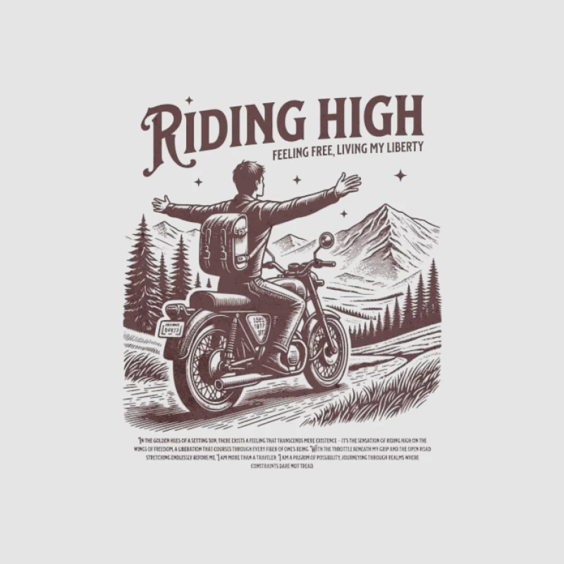 Faire de la moto en montagne Homme Sweat à capuche