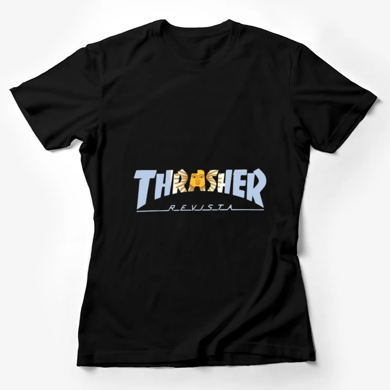 Design de masque solaire Thrasher Femme T-Shirt