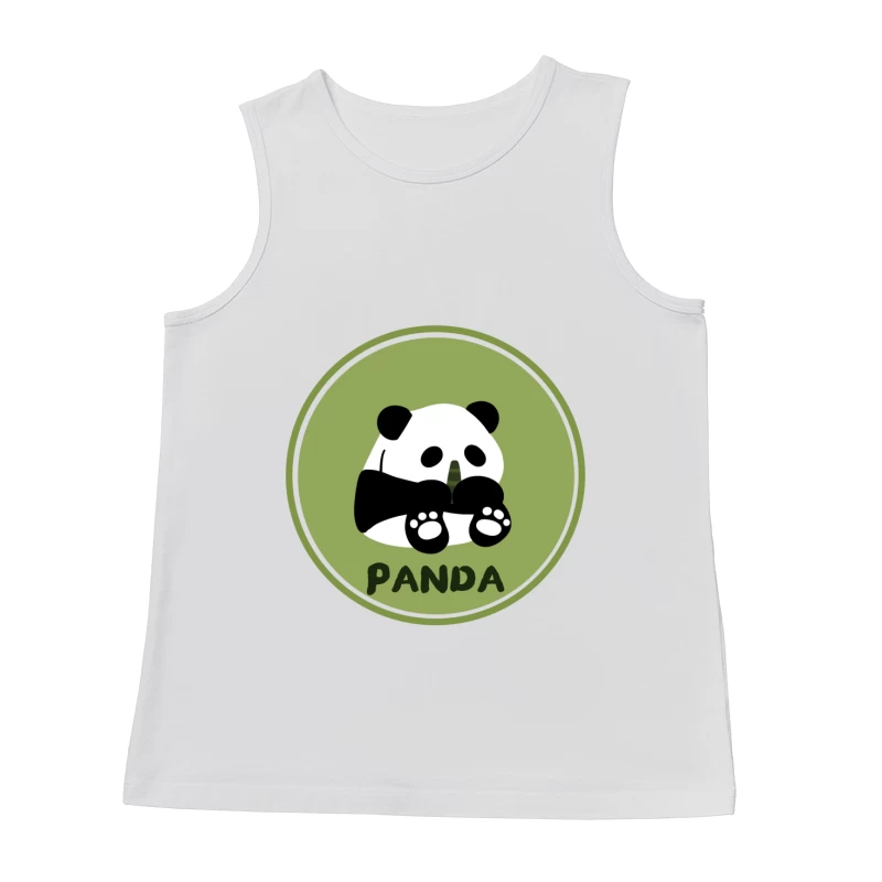 Niedlicher Panda-Design Herren Tanktops