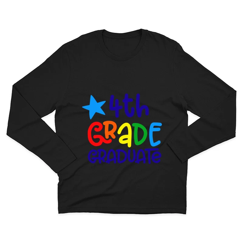 Diplôme de 4ème année coloré Homme Manches Longues T-Shirt