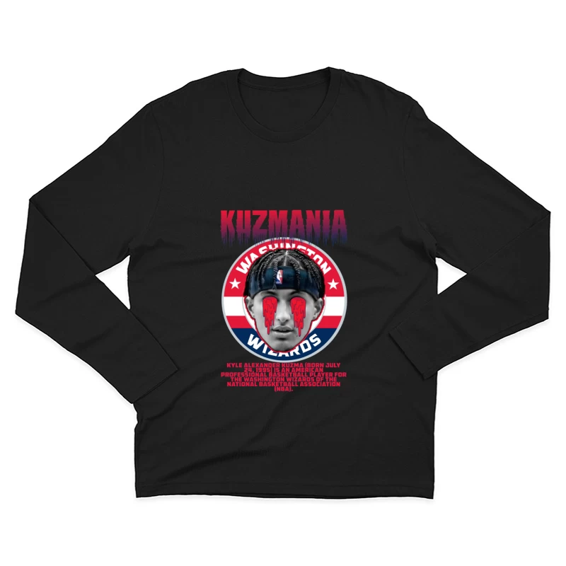 Kuzmania - Kyle Kuzma Artwork Male Long Sleeve T-Shirt